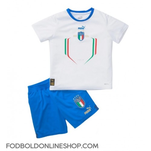 Italien Udebane Trøje Børn 2022 Kortærmet (+ Korte bukser)